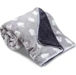 Sleep-well Dětská deka OVEČKA® 100x140cm s OVEČKAMI - SVĚTLE ŠEDÁ/ANTRACIT