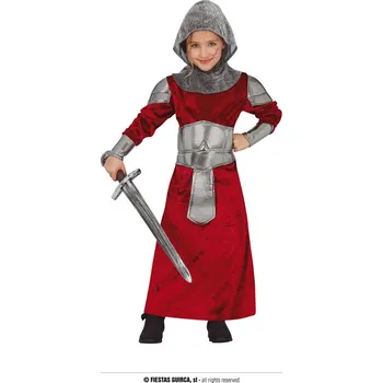 Karnevalový kostým Fiestas Guirca Kostým karnevalový pro děti Knigter - bojovník (-ce) - věk 7 - 9 roků - 125 - 135 cm