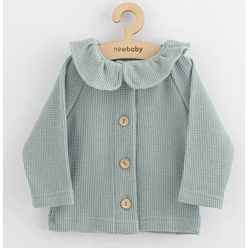 Kojenecká bunda Kojenecký kabátek na knoflíky New Baby Luxury clothing Laura šedý, vel. 92 (18-24m)
