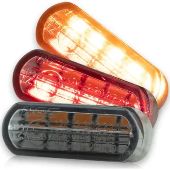 Osvětlení pro motocykl Zadní blinkry na motorku s koncovým a brzdovým světlem "HEAT", pár (určené pro zástavbu)