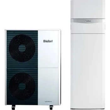 Tepelné čerpadlo VAILLANT AROTHERM PLUS VWL 125/6 A tepelné čerpadlo 8,5kW, 400V, vzduch-voda, venkovní +vnitřní jednotka se zásobníkem+odd. výměník velký