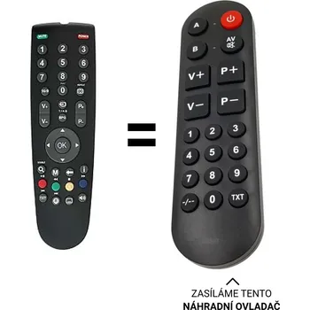 Mascom MC2233 IDTV MKIII náhradní dálkový ovladač pro seniory