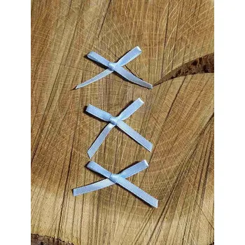 Stuha Mašlička 40 mm modrá světlá