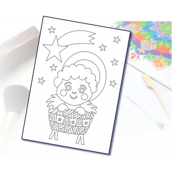 Šablona na pískování Ježíšek A5