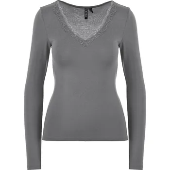 Dámské tričko KRAJKOVÉ TRIČKO S DLOUHÝM RUKÁVEM Pieces