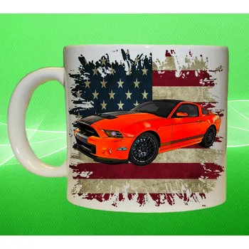 hrnek Ford Mustang Shelby Gt500 150ml (hrneček s osobním autem )
