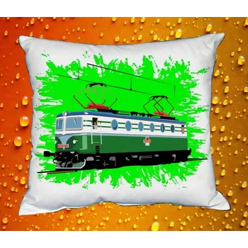 Dekorativní polštářek Polštářek s lokomotivou č 08