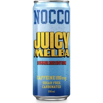 Aminokyselina FIT-PRO CZECH Nocco sycený funkční nápoj BCAA 330ml Příchuť: Melba