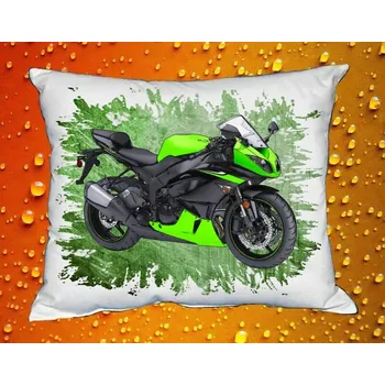 Polštář Polštářek s motorkou Kawasaki Ninja ZX 6R