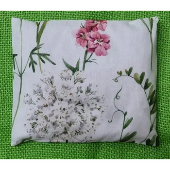 Akupresurní podložka Nahřívací polštářek s třešňovými peckami - vzor květiny