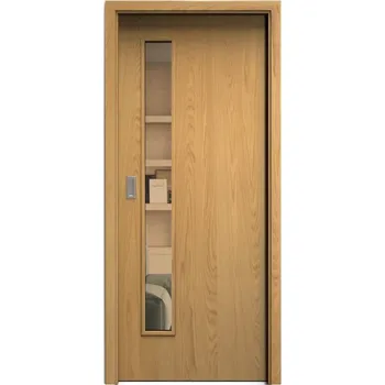 Interiérové dveře SAPELI ELEGANT KOMFORT M60 - DÝHA - POSUVNÉ DVEŘE VČ. ZÁRUBNĚ - Dub natur Průchozí šířka (cm): 120, Průchozí výška (cm): 197, Typ skla: Planibel bronz