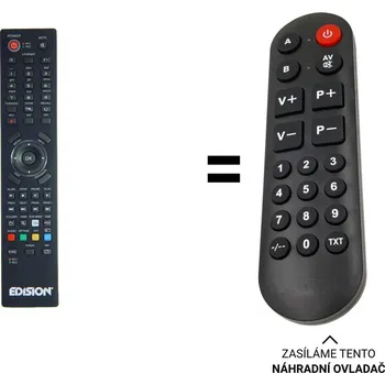 Dálkový ovladač Edision ARGUS náhradní dálkový ovladač pro seniory