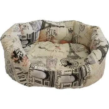 Pelíšek pro psa Pelech pro domácí mazlíčky - Paříž - 45 x 30 cm