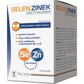 Simply You Da Vinci Pharma Selen + Zinek + Methionin 60 tob.