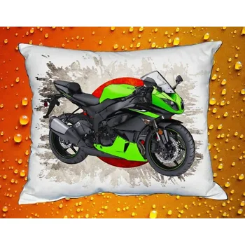Polštář Polštářek s motorkou Kawasaki Ninja ZX 6R I