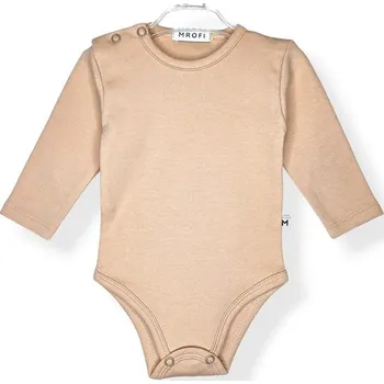 Mrofi Pure Organic Body dlouhý rukáv Beige - 74