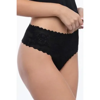 Dámské kalhoty Julimex tanga Bellie max - tělová, XXL (Julimex tanga s vysokým pasem)