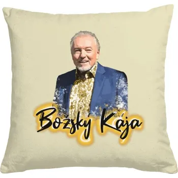 Polštář Polštář bavlněný s potiskem Kája Gott Božský polštář