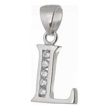 Přívěsek Stříbrný přívěšek s písmenem L 59884F