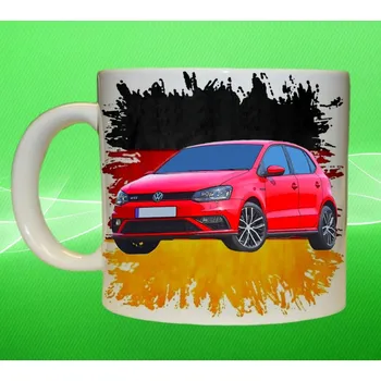 hrnek Volkswagen Polo GTI 150ml (hrneček s osobním autem )