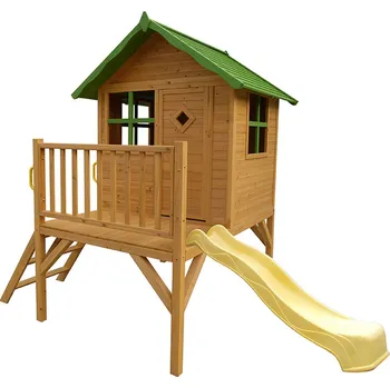 Dětský domeček Dětské zahradní hřiště "Hrad" Zelená Žlutá