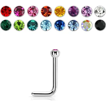 Piercing Piercingate Piercing do nosu PNO00282 - Barva/Motiv: Růžová