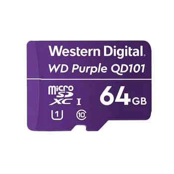 Paměťová karta Western Digital WD Purple microSDXC 64GB Class 10 U1 WDD064G1P0C
