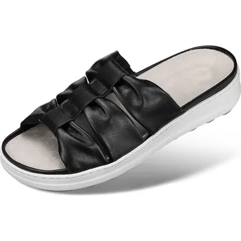 Dámská zdravotní obuv Dámské volnočasové pantofle, hladká useň, černá: 37