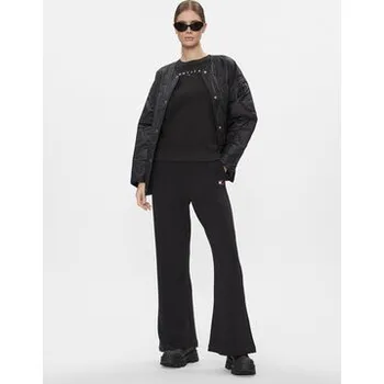 Pánské oblečení Tommy Jeans Mikina Linear DW0DW17323 Černá Regular Fit 1XL