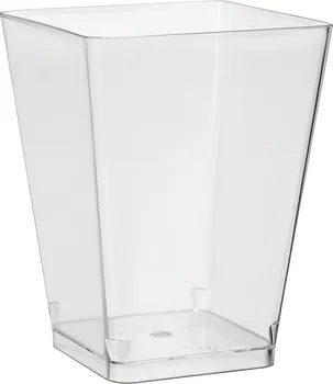 Jednorázové nádobí Dezertní servírovací kelímky transparentní 5 x 5 x 6,8 cm 120 ml 10 ks