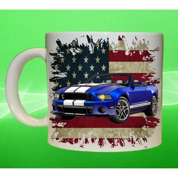 hrnek Ford Mustang Shelby Gt500 II 75ml (hrneček s osobním autem )