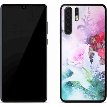 Pouzdro na mobilní telefon Gelový kryt mmCase na mobil Huawei P30 Pro - květiny 4