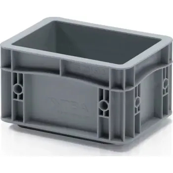 Úložný box Euro přepravka 20 cm × 15 cm × 12 cm, šedá