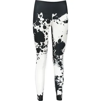 Dámské kalhoty Dámské dlouhé legíny premium ALTISPORT VOJ/ALW012LEG01 ČERNÁ/BÍLÁ XS