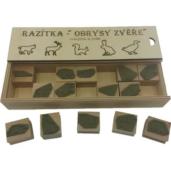 Dětské razítko Razítka STOPY ZVĚŘE č.10028