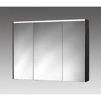 Koupelnový nábytek Jokey Plastik JOKEY KHX 100 dřevěný dekor-tmavý zrcadlová skříňka MDF 251013020-0960