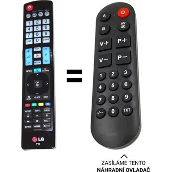 LG AKB73756504 náhradní dálkový ovladač pro seniory