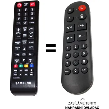 Samsung AA59-00630A náhradní dálkový ovladač pro seniory
