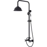 Nástěnný sprchový set RETRO černá BABPRCZ