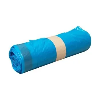 Pytle na odpadky Odpadový pytel zatahovací 70 x 100 cm, 40 um - modrý, n-10 rol., s-25 ks