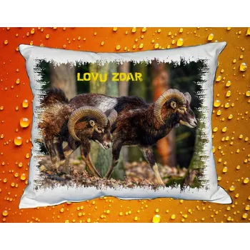 Dekorativní polštářek Polštářek pro myslivce č. 75 (MYSLIVECKÝ POLŠTÁŘ)