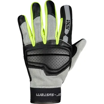 Sport Klasické dámské rukavice iXS EVO-AIR X40465 černo-světle šedo-neonově žlutá DL
