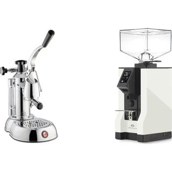 Kávovar La Pavoni Stradivari Lusso + Eureka Mignon Specialita, BL white