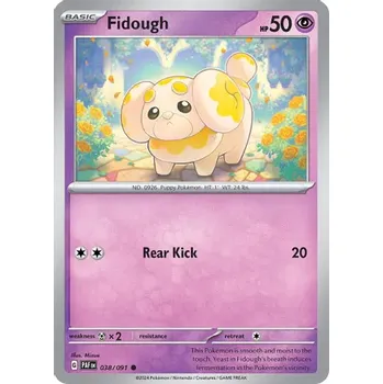Karetní hra Pokémon karta Fidough 038/091 - Paldean Fates