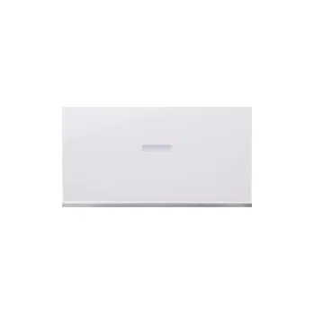 vypínač Klávesa jednoduchá s průzorem pro strojky SW1M/SP1M, bílá