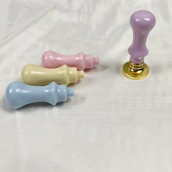 Sběratelství Rukojeť na pečetidlo růžová plastová