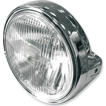 Přední světlomet přední světlo hlavní kulaté chrom (průměr 190 mm, H4 12V 60/55W)