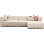 Hanah Home Rohová pohovka BEYZA pravá krémová