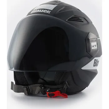 Helma na motorku Přilba BRAT, BLAUER - USA (černá/bílá matná) - S