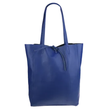 Kabelka NovaKabelka.cz Kožená italská kabelka Annalisa Blu Scura